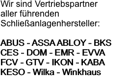 Wir sind Vertriebspartner